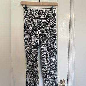 Zebra print pants worn once great condition